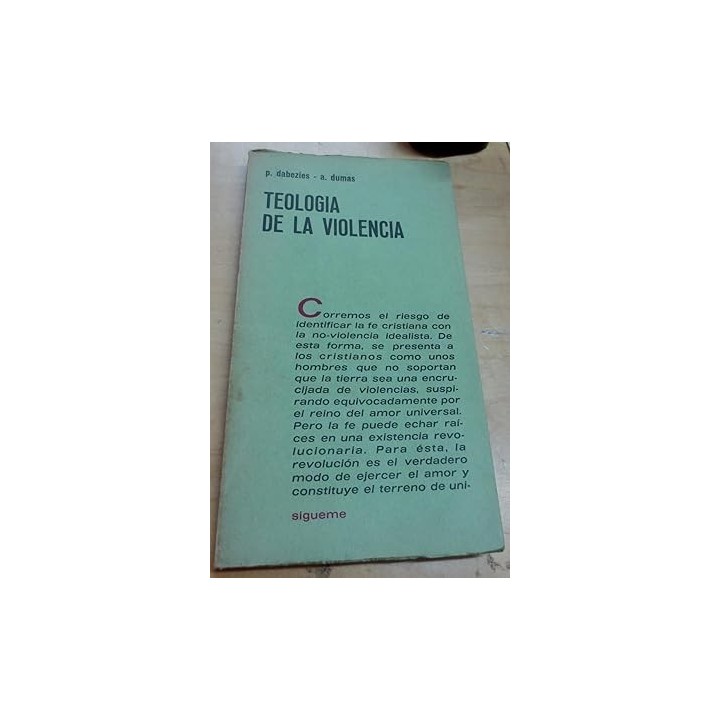 TEOLOGIA DE LA VIOLENCIA
